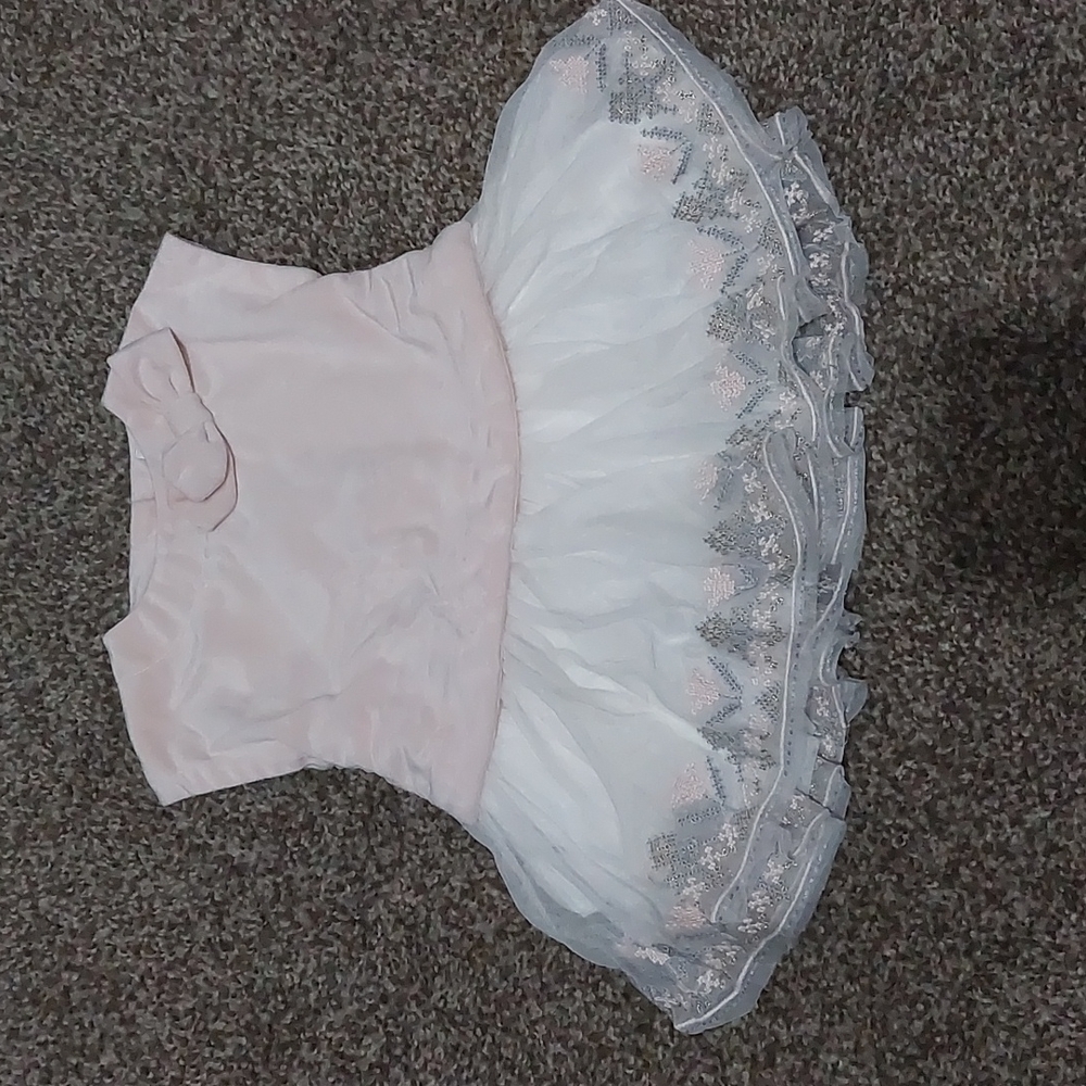 Light Pink and White Max Studio Baby Dress